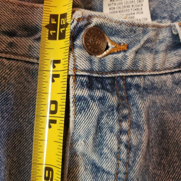 BILL BLASS Vintage Jeans size 10 rigid denim straight leg cropped - Picture 5 of 12